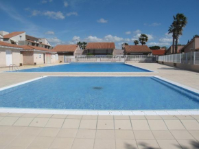 Villa 3 pièces mezzanine avec piscine, tennis, proche plage et port à Saint-Cyprien, 6 couchages - FR-1-106-26